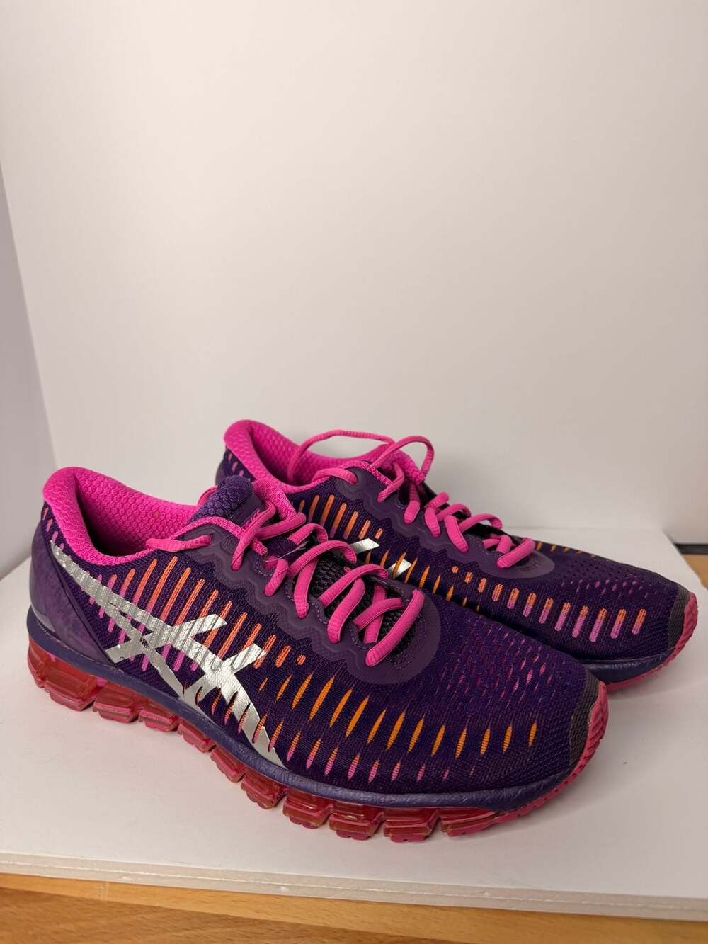 Asics Gel-Quantum 360 Women's Running Shoes Plum Lightning Pink Glow
